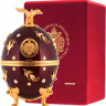 Подарочный набор Графин Императорская коллекция яйцо Фаберже Бордового цвета с птицами (0,7 л) в бархатной подарочной упаковке