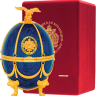 Подарочный набор Графин Императорская коллекция яйцо Фаберже Сапфир (0,7 л) в бархатной подарочной упаковке