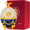 Подарочный набор Графин Императорская коллекция яйцо Фаберже Жемчуг-Сапфир (0,7 л) в бархатной подарочной упаковке