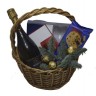 Подарочная корзина "Небесная лазурь" с  б/а шампанским Пьер Зерро 750 мл
