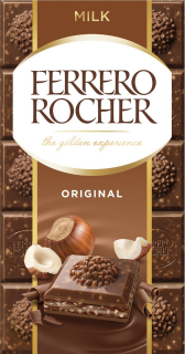 Шоколад молочный Ferrero Rocher 90г