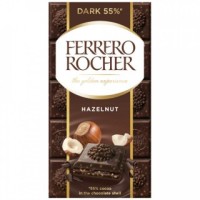 Шоколад темный-лесной орех Ferrero Rocher 90г