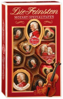 Шоколадные конфеты Моцарт Ребер Ассорти 218 г.